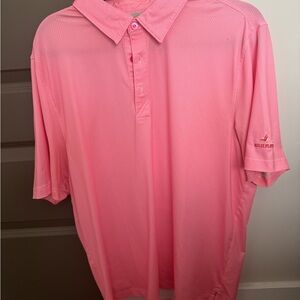 Men's Pink Kelley Plantation Polo Shirt